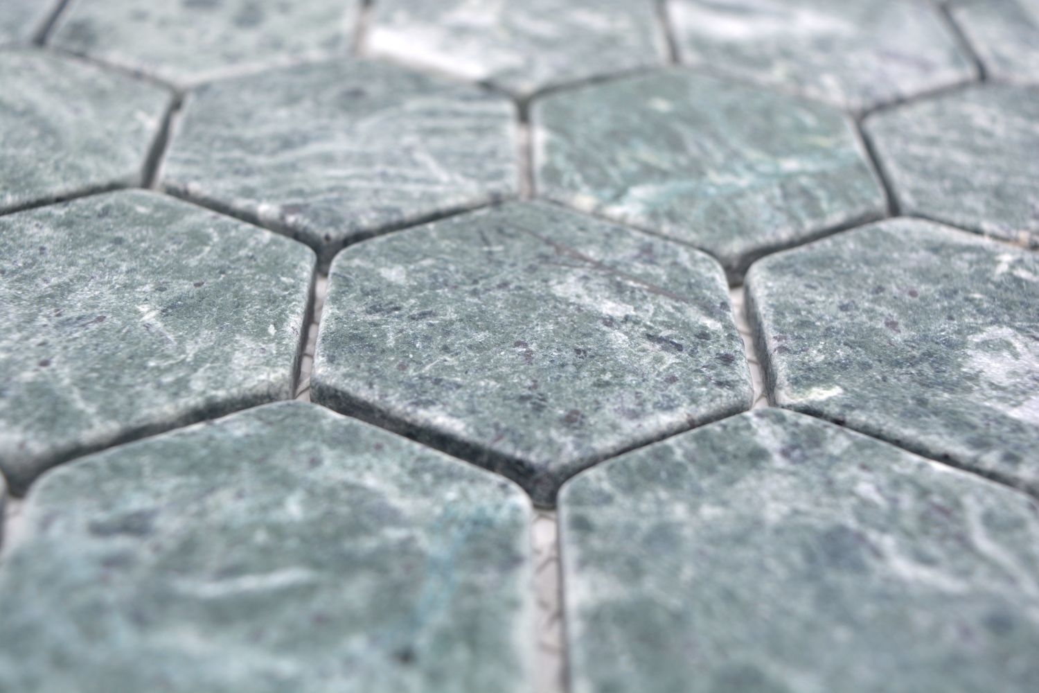 Mosaik Fliese Marmor Naturstein Hexagon Marmor Gr N Mos M