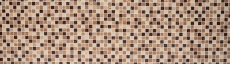 Mosaikfliese Transluzent beige braun Glasmosaik Crystal Stein beige braun MOS92-1206_f