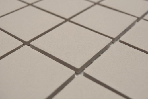 Mosaikfliese Keramik hellbeige magnolia unglasiert RUTSCHEMMEND MOS14B-1211-R10_f