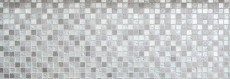 Handmuster Mosaikfliese Fliesenspiegel Transluzent silber Glasmosaik Crystal Resin silber Struktur MOS83-CB33_m