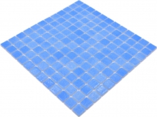 Mosaikfliese Poolmosaik Schwimmbadmosaik blau Dusche Bad MOS220-110R
