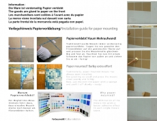 Mosaikfliesen Bordüre Glas weiß dunkelblau papierverklebt Poolmosaik Schwimmbadmosaik MOSMB-BO16P_f