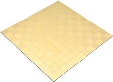 Handmuster Mosaikfliese Selbstklebende Mosaike metall gold Küche Wand Bad MOS200-4G25_m