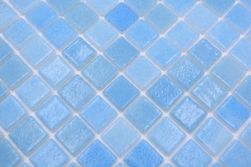 Handmuster Mosaikfliese Poolmosaik Schwimmbadmosaik SPAIN türkis Badezimmer Dusche MOS220-501R_m