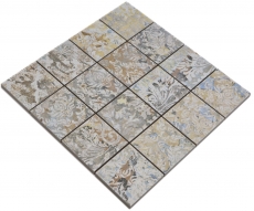 Keramikmosaik Feinsteinzeug mehrfarbig matt Wand Boden Küche Bad Dusche MOS16-71CS