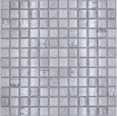 Glasmosaik Mosaikfliese weiss glänzend Afrika Wand Küche Bad Dusche MOS68-WL14
