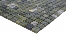 Natural stone mosaic marble green matt wall floor kitchen bathroom shower MOS38-15-407