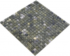 Natursteinmosaik Marmor grün matt Wand Boden Küche Bad Dusche MOS38-15-407