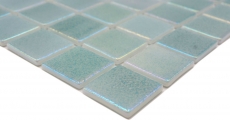 Swimming pool mosaic pool mosaic glass mosaic pastel green iridescent multicolored glossy wall floor kitchen bathroom shower MOS220-P55383_f