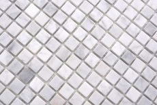 Handmuster Natursteinmosaik Marmor weiss carrara matt Wand Boden Küche Bad Dusche MOS38-15-2000_m