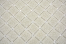 Glasmosaik Mosaikfliese Hellgrau Cream Spots Dusche BAD WAND Küchenwand - MOS200-A05-N