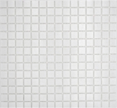 Glasmosaik weiss II Mosaikfliese Glas Classic Mosaikfliese Wand Fliesenspiegel Küche Bad MOS200-A02