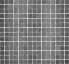 Glasmosaik Poolmosaik Schwimmmosaik Grau Basalt Optik dunkelgrau papierverklebt für Pool - MOS200-A09