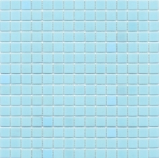 Glasmosaik Mosaikfliese Hellblau Poolmosaik Schwimmbadmosaik - 200-A11