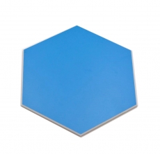 Selbstklebende Hexagon Vinyl Mosaikfliese blau MOS200-S04