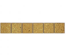 Mosaik Borde Bordüre Gold Struktur MOS16BOR-0707