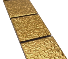 Mosaik Borde Bordüre Gold Struktur MOS16BOR-0707