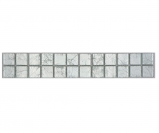 Mosaic border Glass mosaic Mosaic tile Silver structure MOS123BOR-8SB16