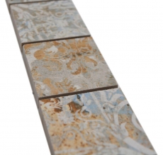 Mosaik Borde Bordüre Vintage Sand 47 mix hell MOS14BOR-47CS