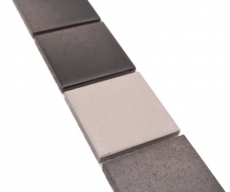 Bordüre Borde Mosaik beige braun matt Mosaikfliese Küchenwand Fliesenspiegel Bad Duschwand MOS14BOR-1213_f