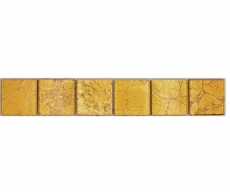Bordüre Borde Mosaik gold glänzend Mosaikfliese Küchenwand Fliesenspiegel Bad Duschwand MOS120BOR-0786_f