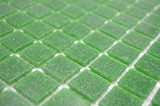 Glasmosaik Mosaikfliese grün glänzend Pooloptik Mosaikfliese Küchenwand Fliesenspiegel Bad Duschwand MOS200-A23_f