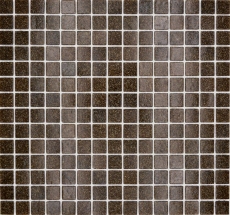 Handmuster Glasmosaik  Mosaikfliese dunkelbraun Spots MOS200-A36_m