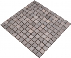 Ceramic mosaic tiles Jasba shabby brown matt wood-effect kitchen wall bathroom tile shower wall / 10 mosaic mats