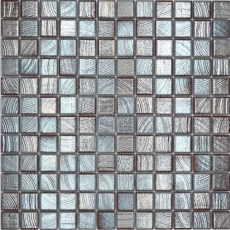 Keramik Mosaik Fliesen Jasba wenge-metallic glänzend Metalloptik Küchenwand Badezimmerfliese Duschwand / 10 Mosaikmatten