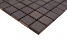 Céramique Mosaïque Jasba wengé mat imitation bois mur cuisine carrelage salle de bain mur douche / 10 tapis mosaïque