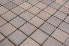 Keramik Mosaik Fliesen Jasba eiche matt Holzoptik Küchenwand Badezimmerfliese Duschwand / 10 Mosaikmatten