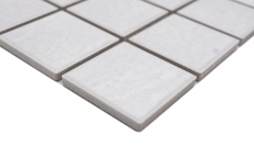 Céramique Mosaïque Carreaux Jasba blanc pierre mat aspect pierre mur cuisine carreaux salle de bain mur douche / 10 tapis mosaïque