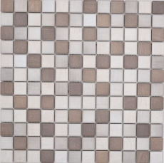 Jasba Senja Pure Mosaik Keramik Steinzeug wood-mix matt Holzoptik Küche Bad Dusche MOSJB05 1 Matte