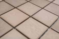 Piastrelle di ceramica a mosaico Jasba sabbia beige opaco aspetto pietra parete cucina bagno piastrelle doccia / 10 tappetini a mosaico