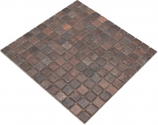 Jasba Ronda Mosaik Keramik Steinzeug rost-mix matt Rostoptik Küche Bad Dusche MOSJBR100 1 Matte