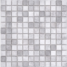 Jasba Ronda Mosaik Keramik Steinzeug zement-mix matt Zementoptik Küche Bad Dusche MOSJBR101 1 Matte