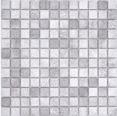 Jasba Ronda mosaico in gres ceramico effetto cemento opaco cucina bagno doccia MOSJBR101 1 tappetino