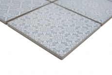 Jasba Clara Mosaik Keramik Steinzeug country green glänzend Retrooptik Küche Bad Dusche MOSJBC136 1 Matte