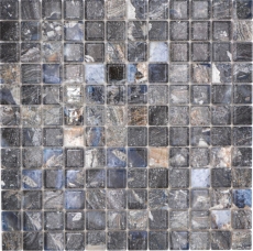 Jasba Agrob Buchtal Fresh Marble & More Mosaik Keramik Steinzeug illusion dark glänzend Mamoroptik Küche Bad Dusche MOSJBMM22 1 Matte