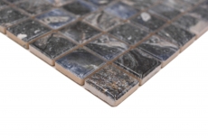 Jasba Agrob Buchtal Fresh Marble & More Mosaik Keramik Steinzeug illusion dark glänzend Mamoroptik Küche Bad Dusche MOSJBMM22 1 Matte