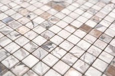 Jasba Agrob Buchtal Fresh Marble & More Mosaik Keramik Steinzeug illusion beige glänzend Mamoroptik Küche Bad Dusche MOSJBMM24 1 Matte