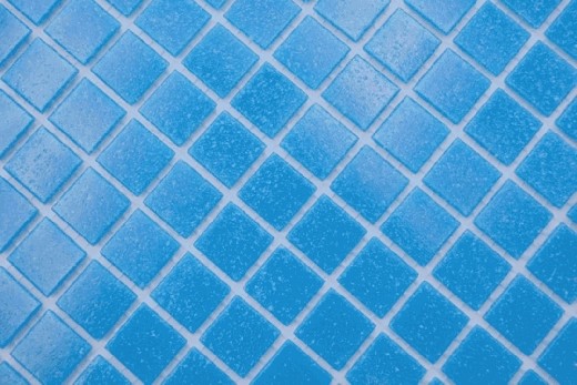 Handmuster Mosaikfliese Glasmosaik Classic Uni Glas uni blau papierverklebt Poolmosaik Schwimmbadmosaik MOS200-A14-P_m