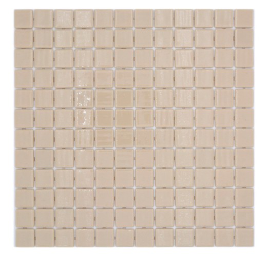 Mosaikfliese Poolmosaik Schwimmbadmosaik Beige Cream Dusche Wand SPAIN MOS220-25831U
