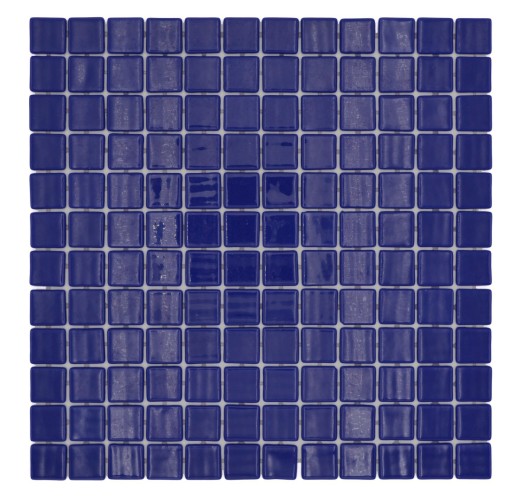 Handmuster Mosaikfliese Poolmosaik Schwimmbadmosaik blau dunkelblau marineblau Dusche Wand SPAIN - MOS220-25803U_m