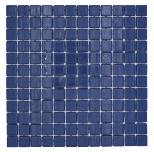 Handmuster Mosaikfliese Poolmosaik Schwimmbadmosaik Blau Saphirblau Dusche Wand SPAIN - MOS220-25916U_m