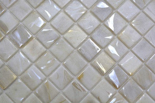 Handmuster Mosaikfliese Poolmosaik Schwimmbadmosaik Beige Cream Elefenbein Dusche Wand SPAIN - MOS220-71250U_m