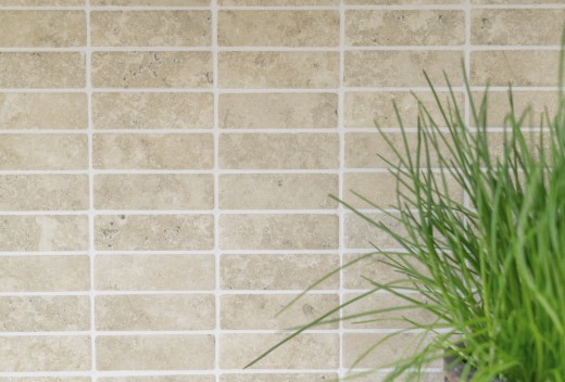 Mosaïque en bâtonnets Carreau céramique aspect pierre beige Carrelage cuisine MOS24-STSO67
