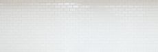 Verbund Mosaik Riemchen Keramik Brick weiß matt Badewannenverkleidung MOS24-03WM