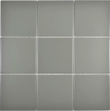 Mosaik Fliese Wand Keramik metall matt Küchenrückwand Spritzschutz Fliesenspiegel - MOS23-2201