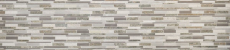 Handmuster Mosaik Fliese Quarzit Naturstein Aluminium silber grau hellbeige Verbund MOS49-XSA535_m